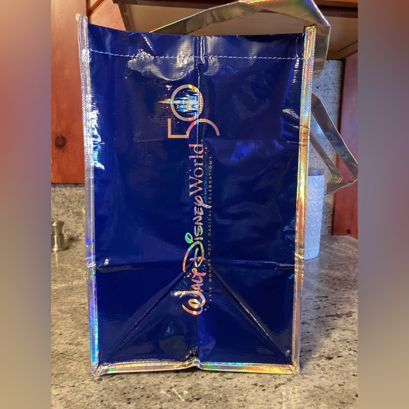 Walt Disney World 50th Anniversary Reusable Tote Bag (Medium) New with Tags! 💙 - Picture 3 of 6